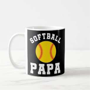 Caneca De Café Equipe Softball Familiar do Vovô Softball