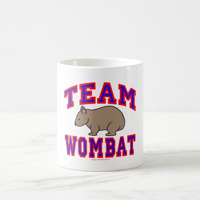 Caneca De Café Equipe Wombat VI (Centro)