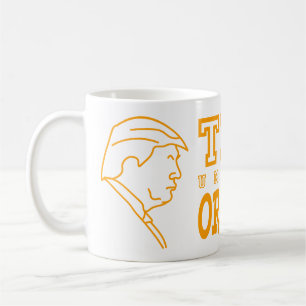 Caneca De Café Equipes atléticas dos Orangemen engraçados da