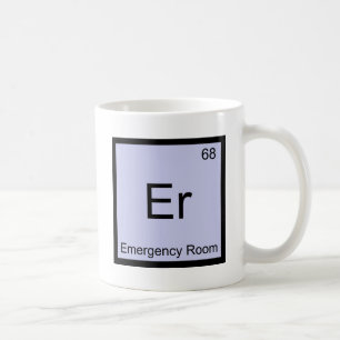 Caneca De Café Er - Camiseta com Símbolo de Elemento Químico para