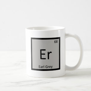 Caneca De Café Er - Química do Chá Earl Grey Símbolo da Tabela Pe