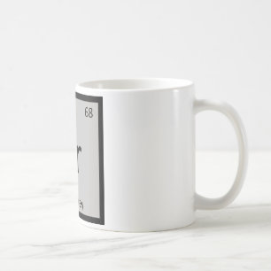 Caneca De Café Er - símbolo cinzento da mesa periódica da quím