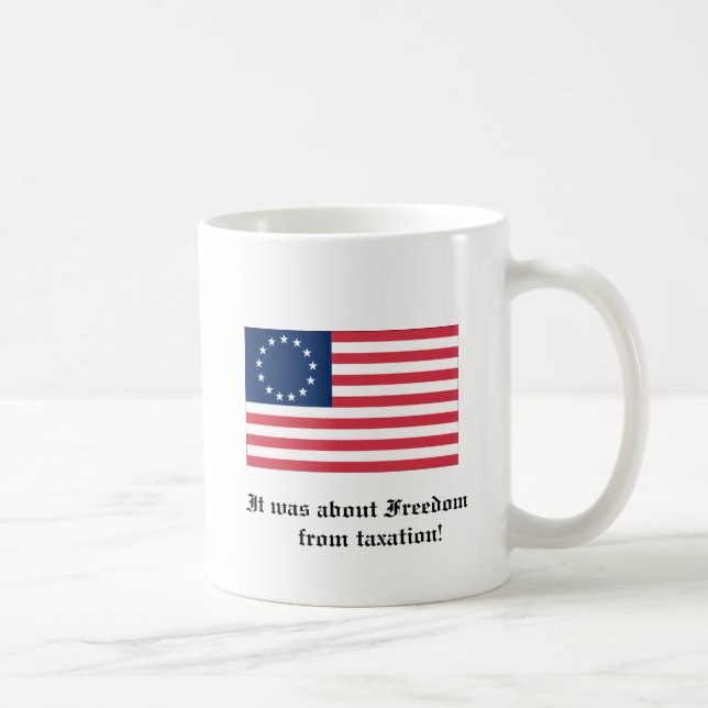 Caneca De Café Era sobre a Liberdade Fiscal (Direita)