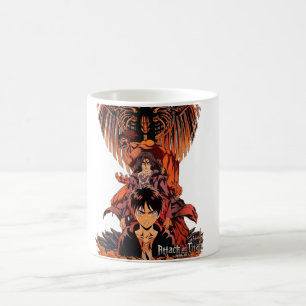 Caneca De Café Eren Yeager - A Luta pela Liberdade