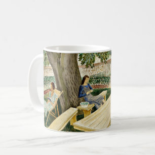 Caneca De Café Eric Ravilious - Duas Mulheres em um Jardim,