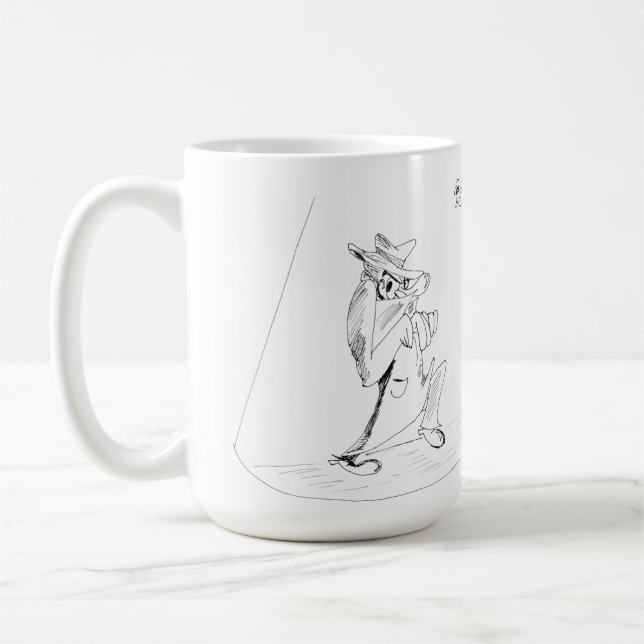 Caneca De Café Erica Crooks Comics - sneaky villain man (Esquerda)