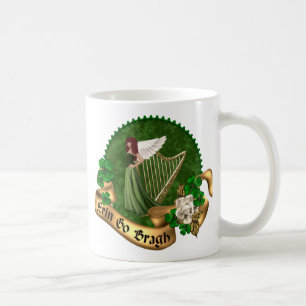 Caneca De Café Erin vai irlandês de Bragh
