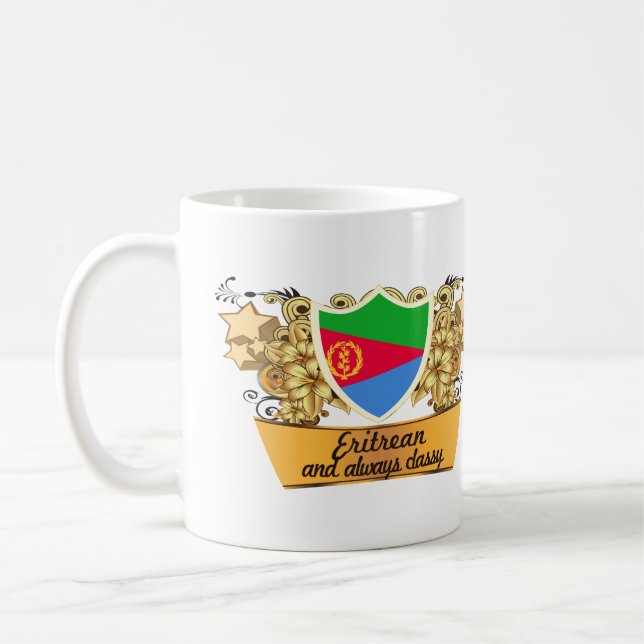 Caneca De Café Eritrean elegante (Esquerda)