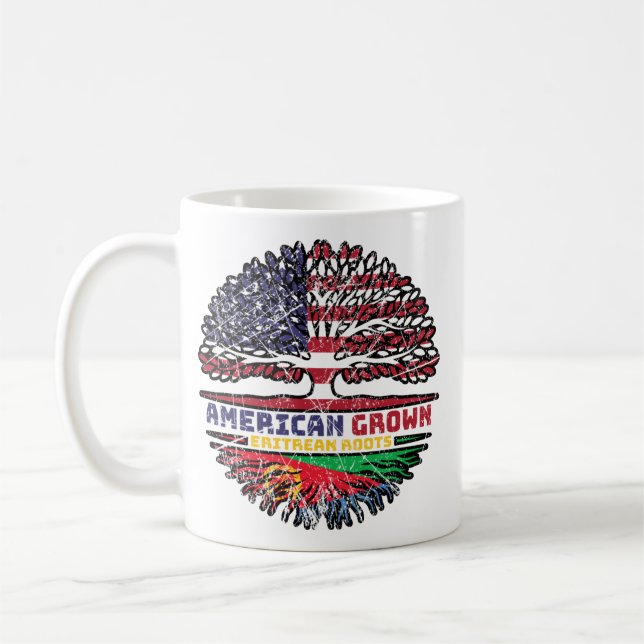 Caneca De Café Eritreia Eritreia EUA-EUA EUA Estados Unidos (Esquerda)