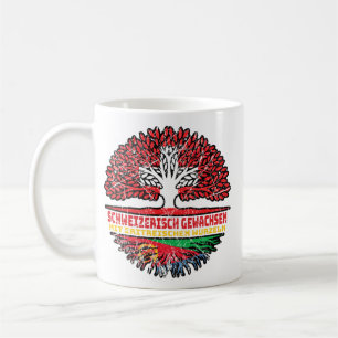 Caneca De Café Eritreia Eritreisch Schweizer Schweiz Baum Wurzel