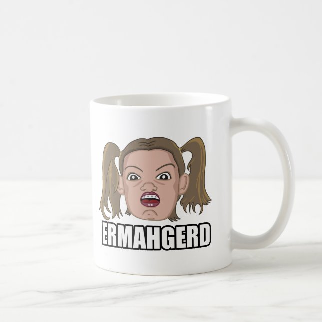 Caneca De Café Ermahgerd (Direita)