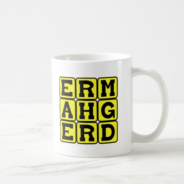 Caneca De Café Ermahgerd, Meme de Internet (Direita)