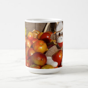 Caneca De Café Ernie que o macaco Apple da peúga agride