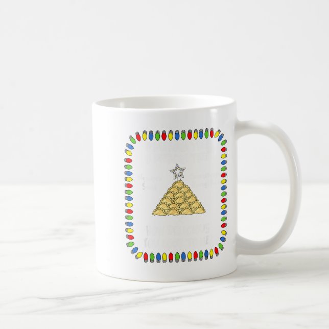 Caneca De Café Erogi Christmas Tree _ Lish Holiday Lights Funny F (Direita)
