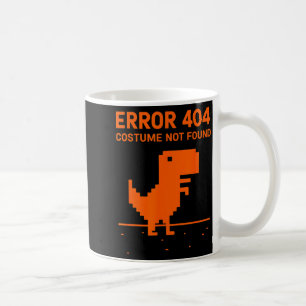 Caneca De Café Erro 404 Fantasia Não Encontrada Programador Diver