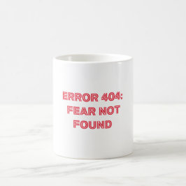 Caneca De Café ERRO 404 Medo Não EncontradoA combinação perfeita