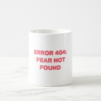 Caneca De Café ERRO 404 Medo Não EncontradoA combinação perfeita 