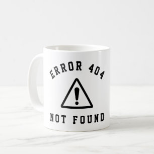 CANECA DE CAFÉ ERRO 404 - NÃO ENCONTRADO - DESENVOLVEDOR WEB ENG