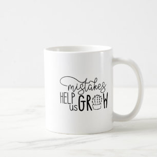 Caneca De Café Erros de professores de Mentalidade de Crescimento