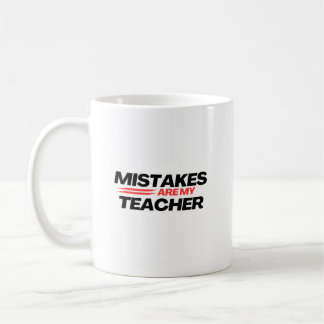 Caneca De Café Erros são minha melhor motivação para professor pa