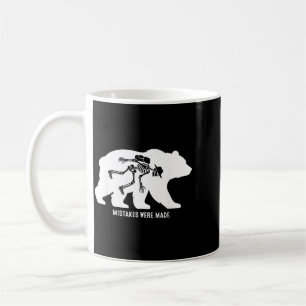 Caneca De Café Erros Tornam Urso Esqueleto Divertido Humor de Tri