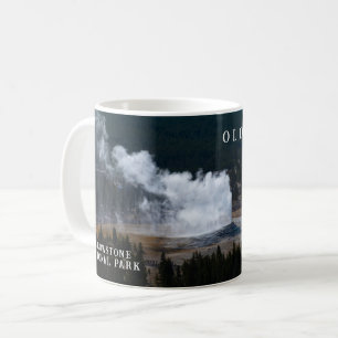 Caneca De Café Erupção Yellowstone, um velho gênio de fé