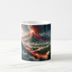Caneca De Café Erupções vulcânicas