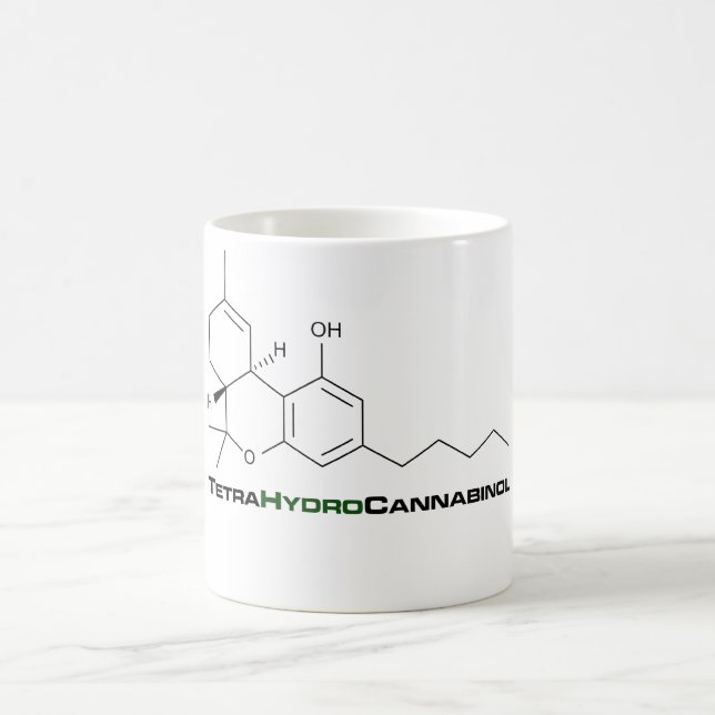 Caneca De Café Erva daninha de THC (Centro)