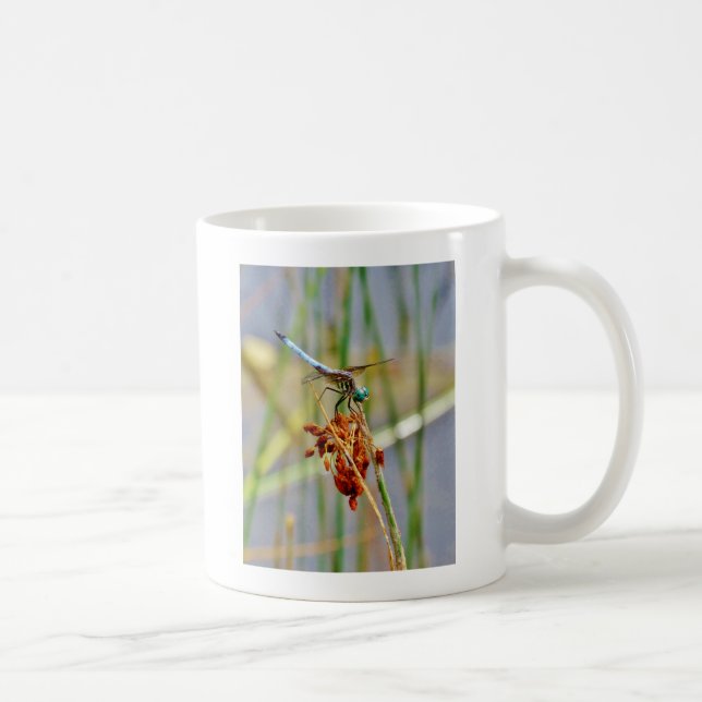 Caneca De Café Erva de areia e Dragonfly (Direita)