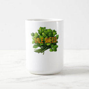 Caneca De Café Erva De Vilo - Engraçado Anti-Cilantro