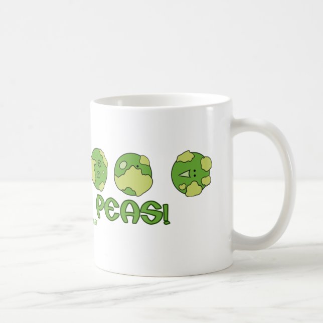 Caneca De Café ERVILHAS de Wasabi! (Direita)