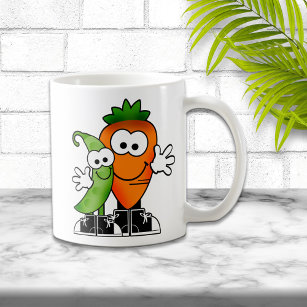 Caneca De Café Ervilhas e Carrots Mug