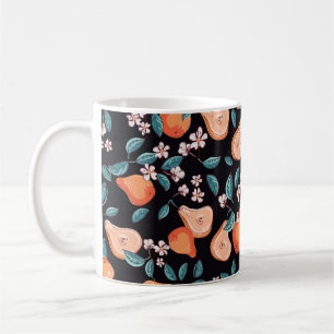 Caneca De Café Ervilhas suculentas e suculentas. Padrão constant