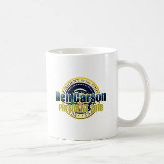 Caneca De Café Esboço Benjamin Carson para o presidente