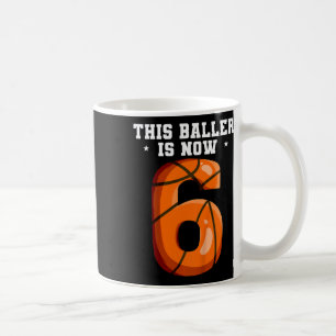Caneca De Café Esboço de 6º Aniversário 1