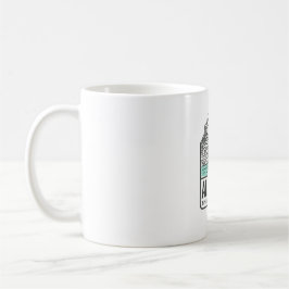 Caneca De Café Esboço de Alicante Castelo de Santa Bárbara Costa