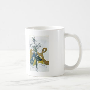 Caneca De Café Esboço de Leon Bakst- para La Peri do balé '