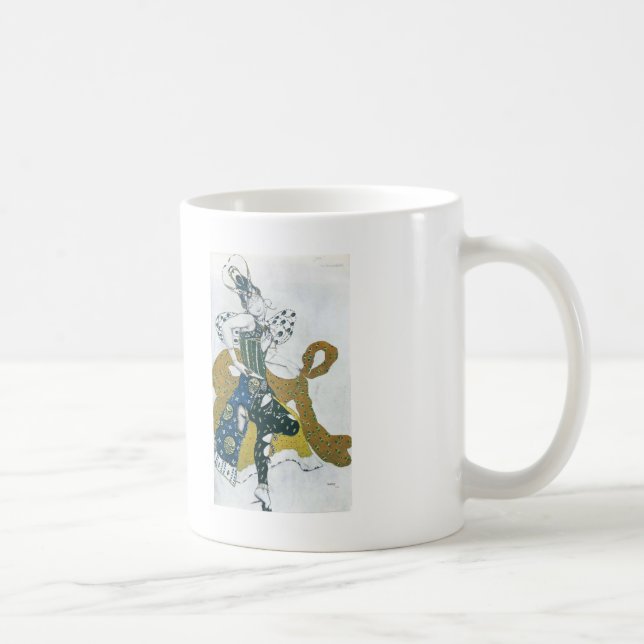 Caneca De Café Esboço de Leon Bakst- para La Peri do balé ' (Direita)