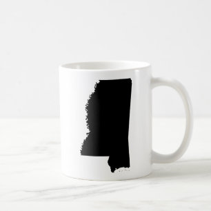 Caneca De Café Esboço do estado de Mississippi