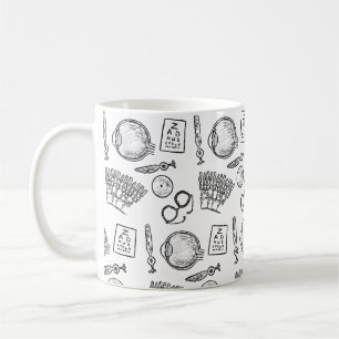 Caneca De Café Esboços de Oftalmologia