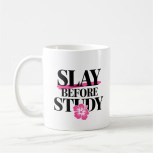 Caneca De Café Escadaria antes do estudo Rosa Sassy e Garota Negr