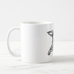 Caneca De Café Escala de Cozinha Vitoriana Gravação Panificação A