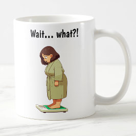 Caneca De Café Escala de Peso Cartoon Personalizável