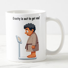 Caneca De Café Escala de Peso Cartoon Personalizável