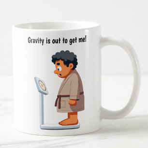 Caneca De Café Escala de Peso Cartoon Personalizável