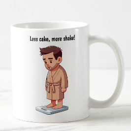 Caneca De Café Escala de Peso Cartoon Personalizável