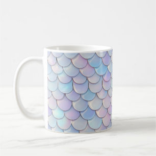Caneca De Café Escala de Púrpura de Pastel brilhante