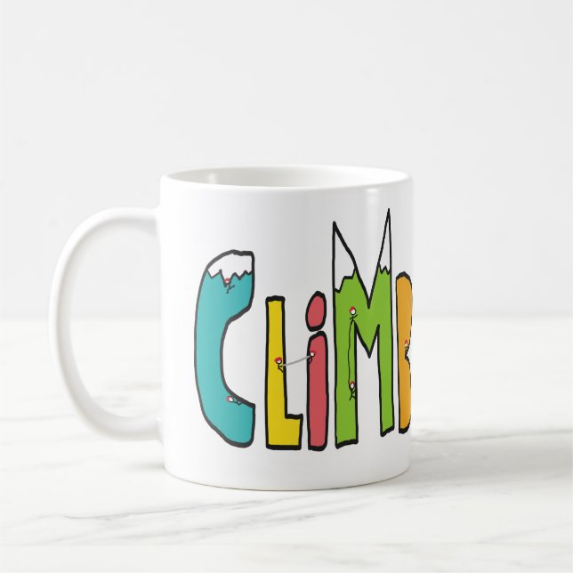 Caneca De Café Escalada (Esquerda)