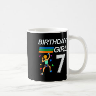 Caneca De Café Escalada em Rocha de Aniversário de 7 Anos Para
