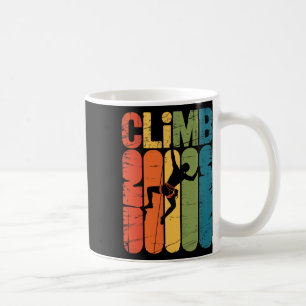 Caneca De Café Escalada Pedra Escalador Escalada Vintage Boulderi